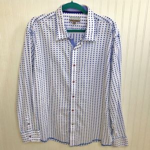 Johnston & Murphy Slim Fit Dotted Dress Shirt XXL